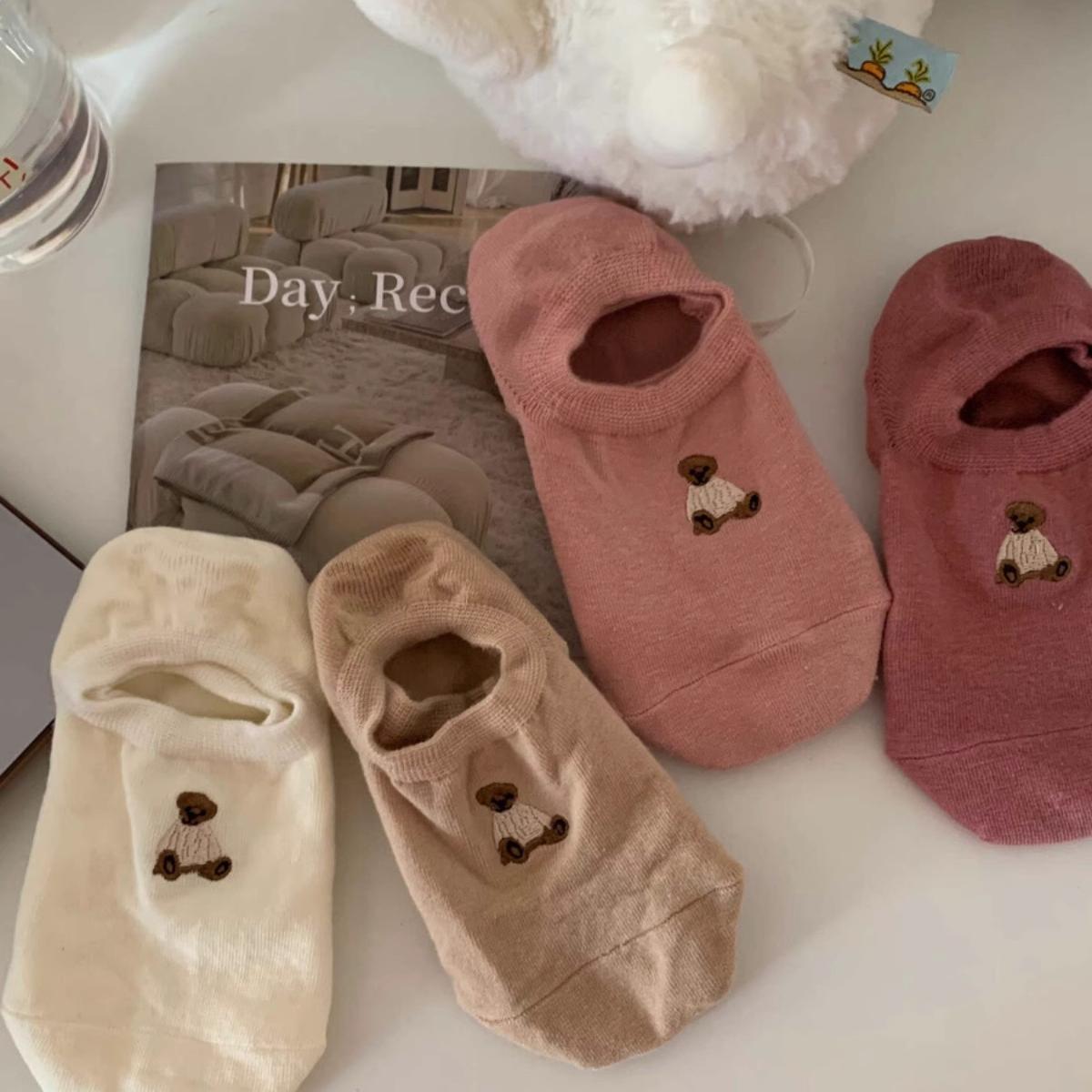 浅口夏天来咯不掉跟隐形短袜防滑