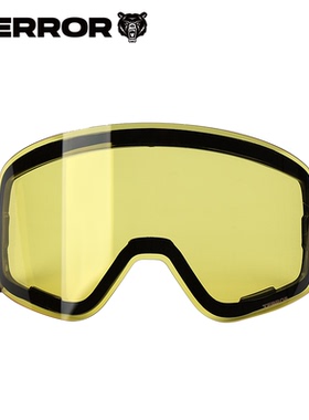 TERROR滑雪眼镜柱面双层防雾增光镜片夜用磁吸备用滑雪护目镜换片