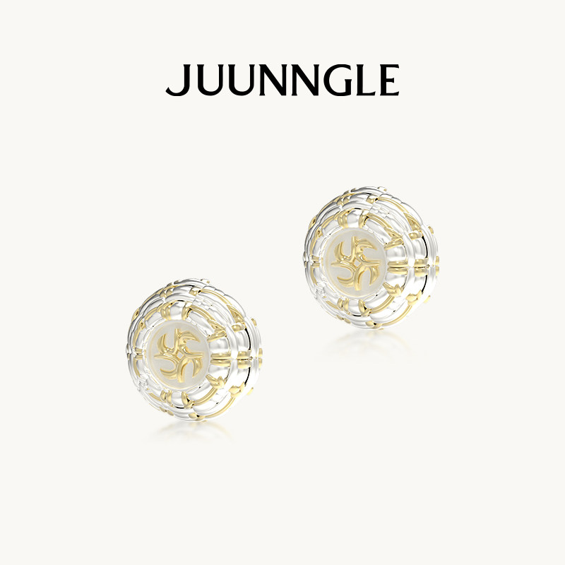 Juunngle洲谷粗花呢耳钉女轻奢小众春夏耳坠饰品送女友高级礼物潮,饰品/流行首饰/时尚饰品新,耳钉,淘宝优惠券,粉丝福利购,淘宝优惠卷