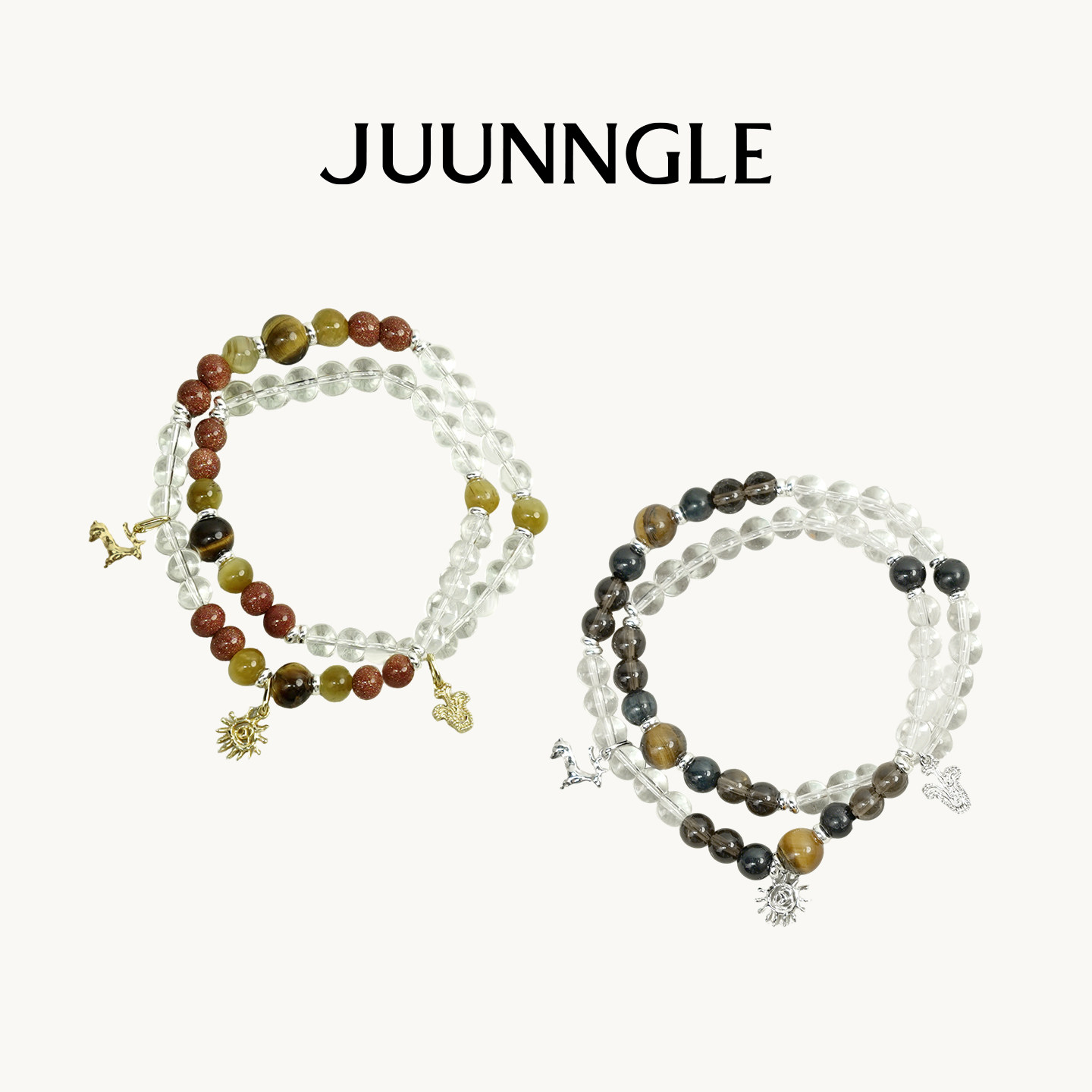 JUUNNGLE洲谷游猎水晶双层手串