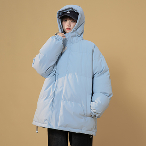 XZ409-1-MY02-P118 连帽棉衣棉袄宽松大码加厚棉服外套（控158）图片