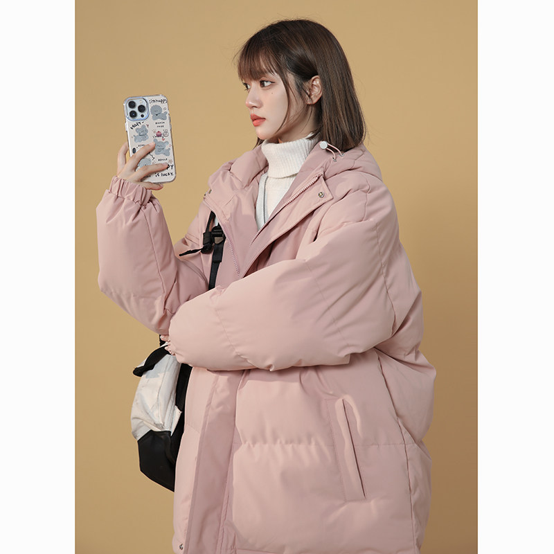 XZ409-1-MY02-P118 连帽棉衣棉袄宽松大码加厚棉服外套（控158）图片
