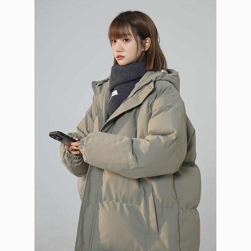 XZ409-1-MY02-P118 连帽棉衣棉袄宽松大码加厚棉服外套（控158）图片
