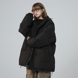 XZ409-1-MY02-P118 连帽棉衣棉袄宽松大码加厚棉服外套（控158）图片