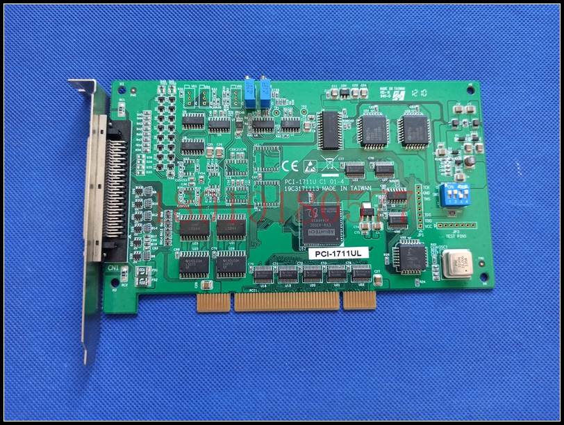 研华 PCI-1711U REV.C1 01-4 12位16通道多功能卡 PCI-1711UL 332