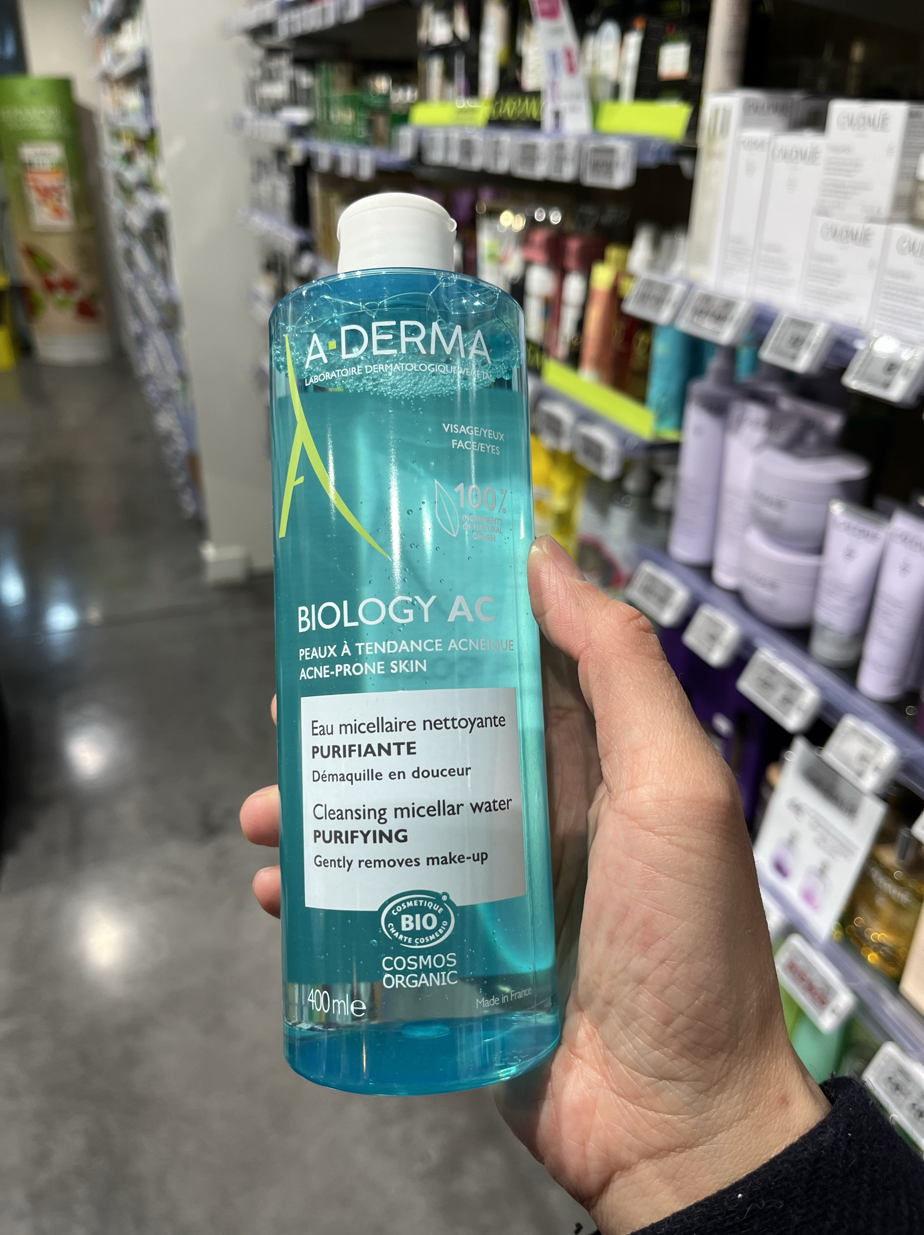 法国版Aderma艾芙美燕麦鼠尾草洁肤水可卸妆补水200ml/400ml