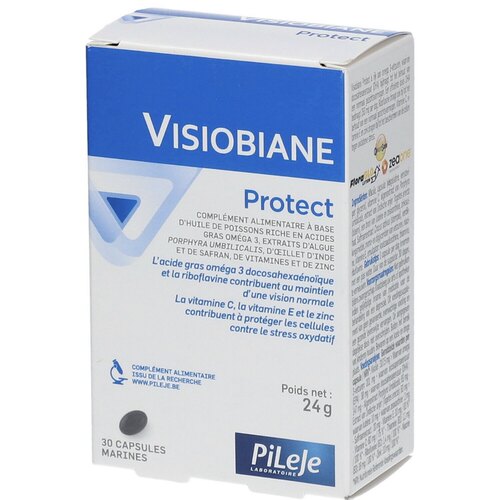 法国版Pileje Visiobiane护眼胶囊改善视力下降舒适眼睛年龄增长