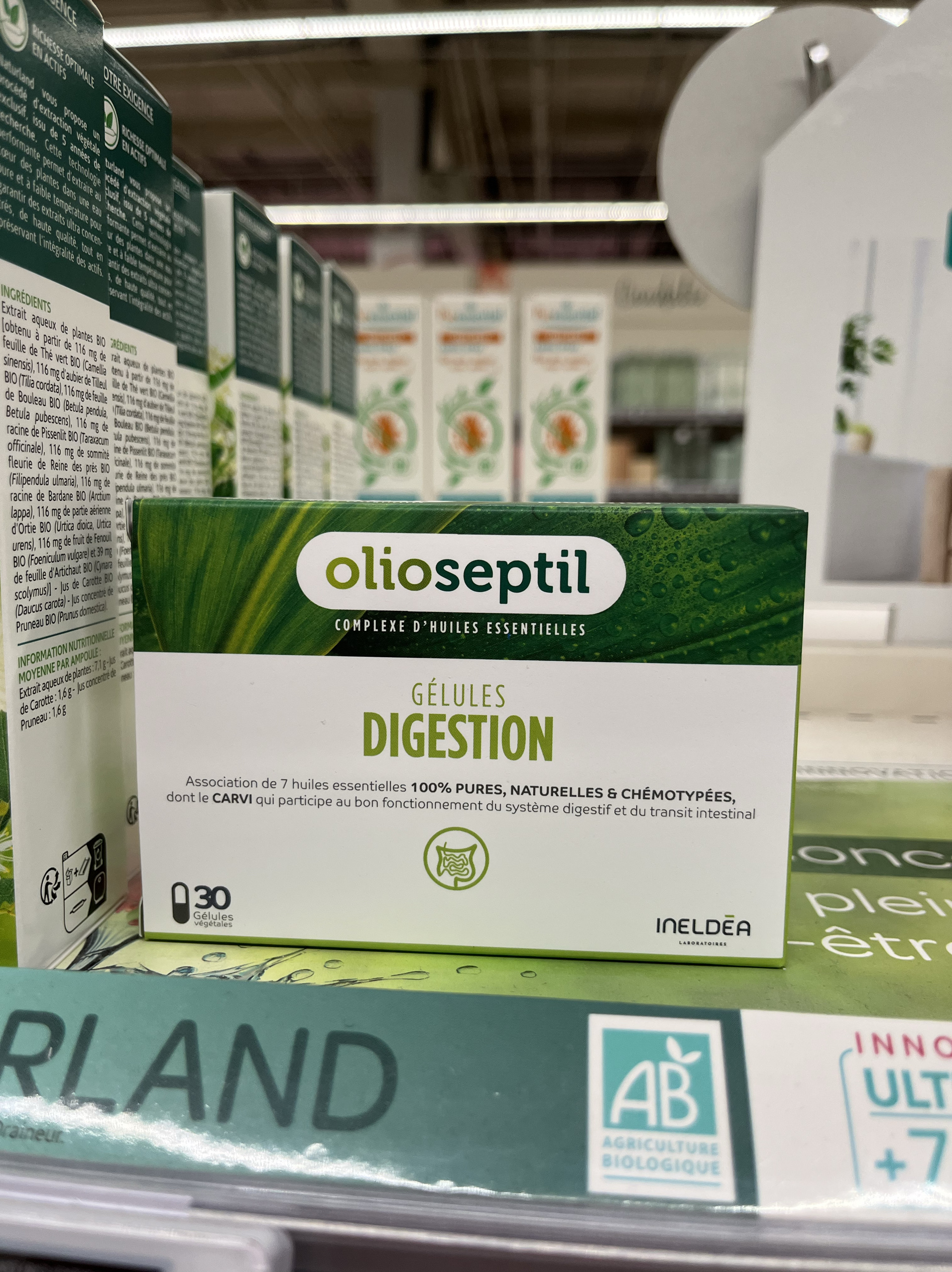 法国本土采购Olioseptil Digestion肠道益通便精油