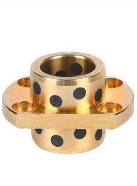 中间H法兰MPCTZ8 10 12 16 20 25 30 35 40 50法兰一体无油衬套