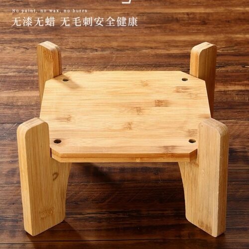 竹木方形底座泡酒瓶花瓶鱼缸