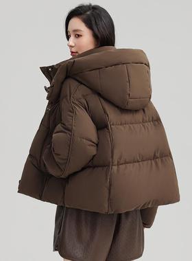YPUT小个子时尚短款羽绒服女休闲百搭保暖面包服外套YHG411260G