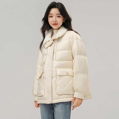 减龄百搭纯色新款羽绒服外套YPUT