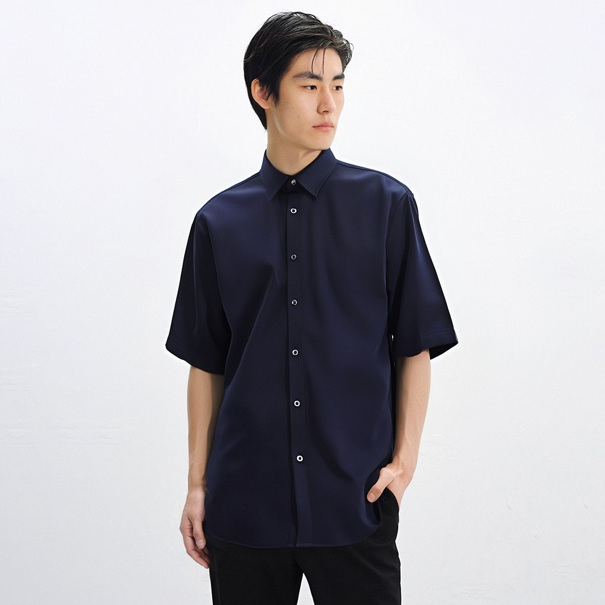 YPUT男装短袖衬衫韩版潮流衬衣YHG123037C