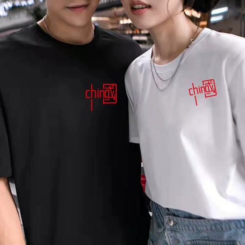 Хлопковая футболка с коротким рукавом, базовая приятная телу парная одежда для влюбленных, 2022 года