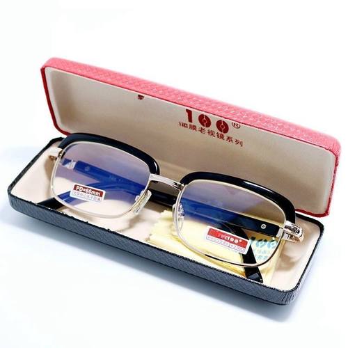 老人老花眼镜50到60岁老花镜护目明眸中老年人老花眼镜防蓝光进口