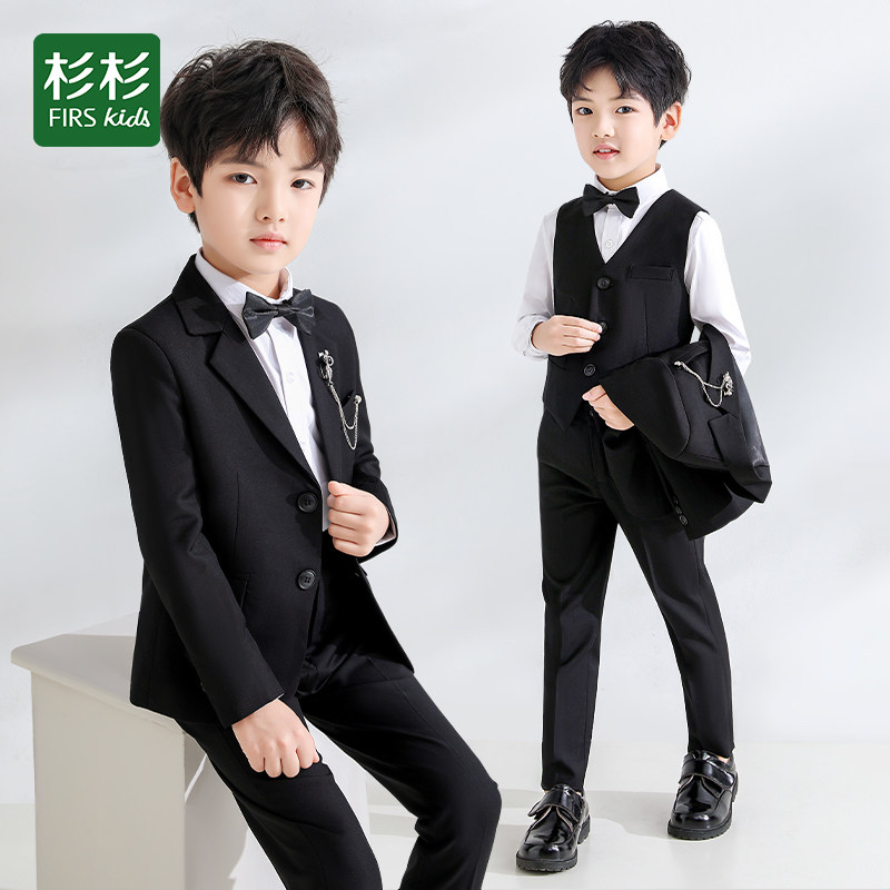 杉杉男童西装礼服秋季儿童钢琴演出服男孩花童主持人西服男生套装使用感如何?