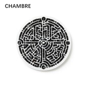 CHAMBRE日本原装 艺术挂钟时间轴 进口创意圆形石英钟静音联名款