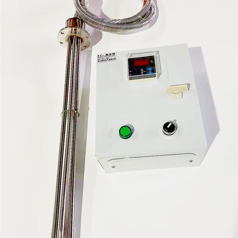 大功率潜水加热管380v工业水箱F电热器防水投入水槽池加热棒