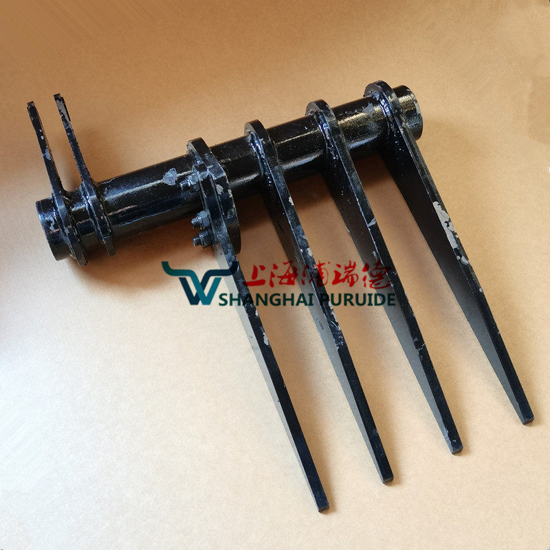 农机配件秸秆牧草小方捆捆草机星光玉龙打捆机喂入拨草叉总成