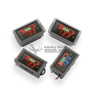 24v36v48v60v72电动车电量表显示器锂电池铅酸电瓶数字电压表电池