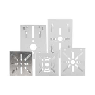 监控摄像头支架平板抱箍电线杆立杆路灯海康大华摄像机球机鸭嘴头