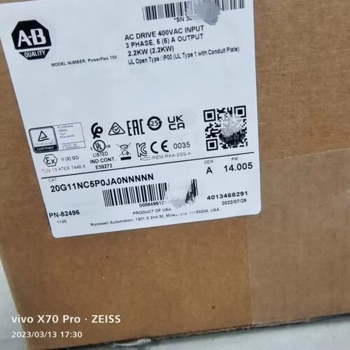 议价全新原装AB罗克韦尔变频器 20f11nc5p0ja0nnn维修
