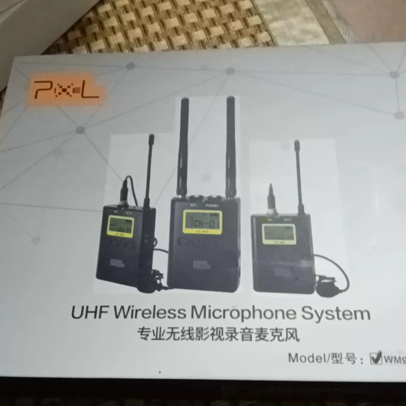 议价品色WM-9pro无线麦克风小蜜蜂收音器领夹式单反相机采访手