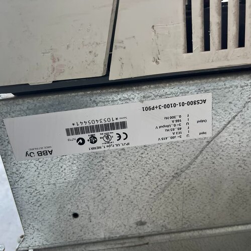 议价ABB变频器ACS800-01-0100-3+P901 拆机维修