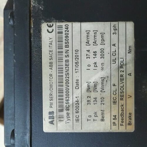 议价ABB电机8C563000V002SN3EB BS088维修