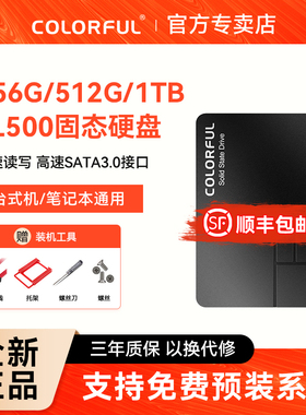 七彩虹256/512G1T固态硬盘笔记本电脑台式机SATA3接口SSD高速读写