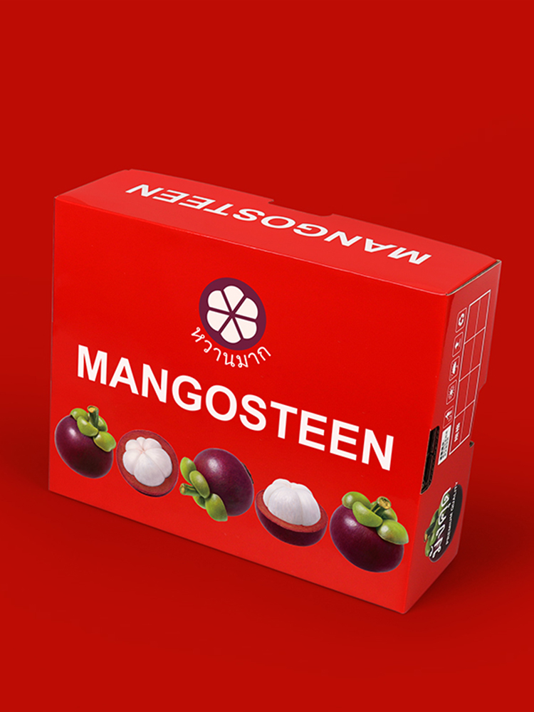 Mangosteen gift box packaging box universal high-end Thailand imported gift box portable 5 kg fruit empty box