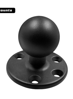 农机收割机重型车载电脑固定支架2.25英寸球头AMPS孔位圆形底座