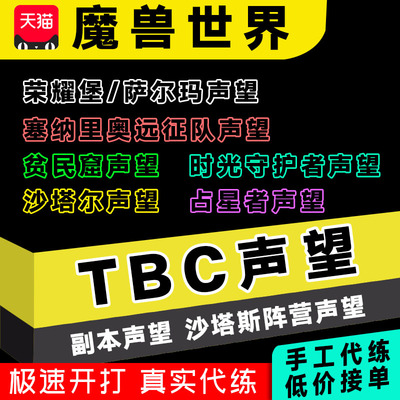 魔兽世界周年服代练TBC声望副本沙塔斯阵营地狱火塞纳里奥远征队