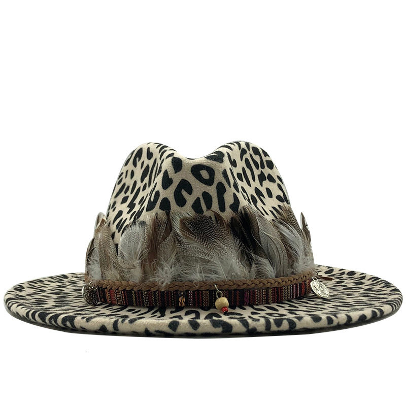 拍照宽帽檐礼帽Jazz Hat Hip Pop Bohemian Hat Women Men Sun