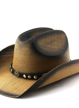 时尚宽檐帽Jazz Hats CowboyWide Brim Men Hat Panama Women