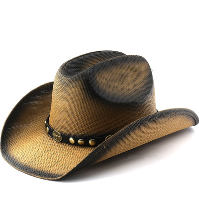 时尚宽檐帽Jazz Hats CowboyWide Brim Men Hat Panama Women