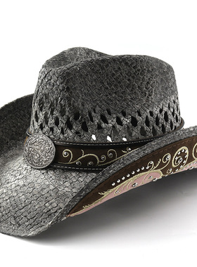 men and womens hat western cowboy jazz sun hat 西部牛仔帽