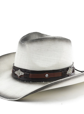 时尚宽檐帽Jazz Hats CowboyWide Brim Men Hat Panama Women