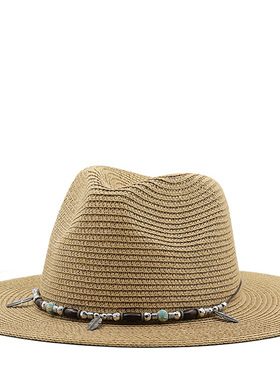 草帽Vintage Western Cowboy Hat Fashion亚马逊速卖通户外出行