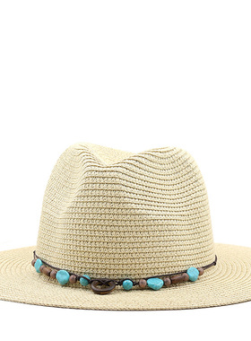 草帽Vintage Western Cowboy Hat Fashion亚马逊女士草帽户外