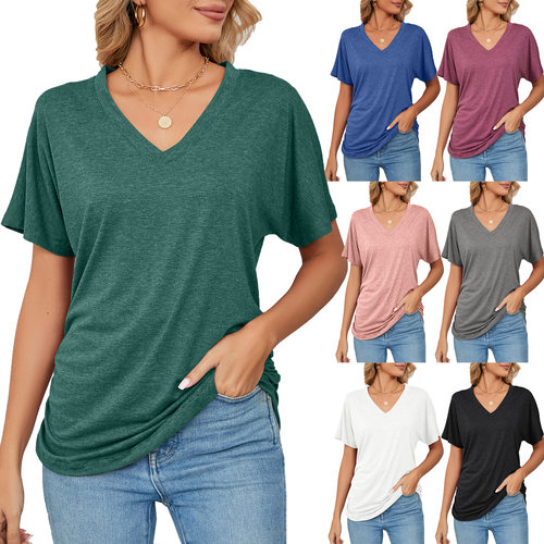 summer t shirt tshirt shirts tees cool tops欧美新款休闲套头v