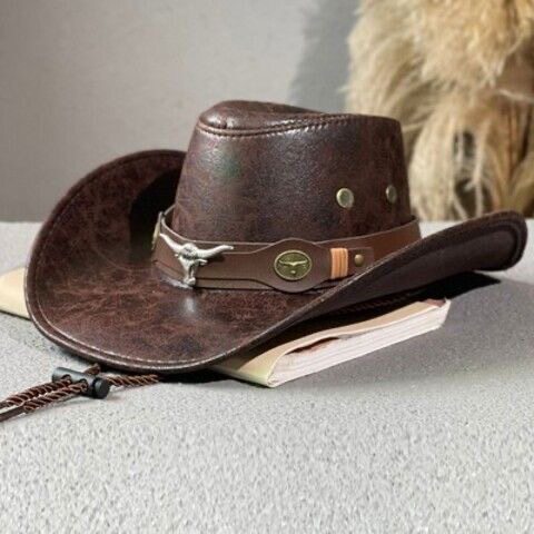 western cowboy hat man lady jazz cowgirl大沿藏族西部牛仔帽