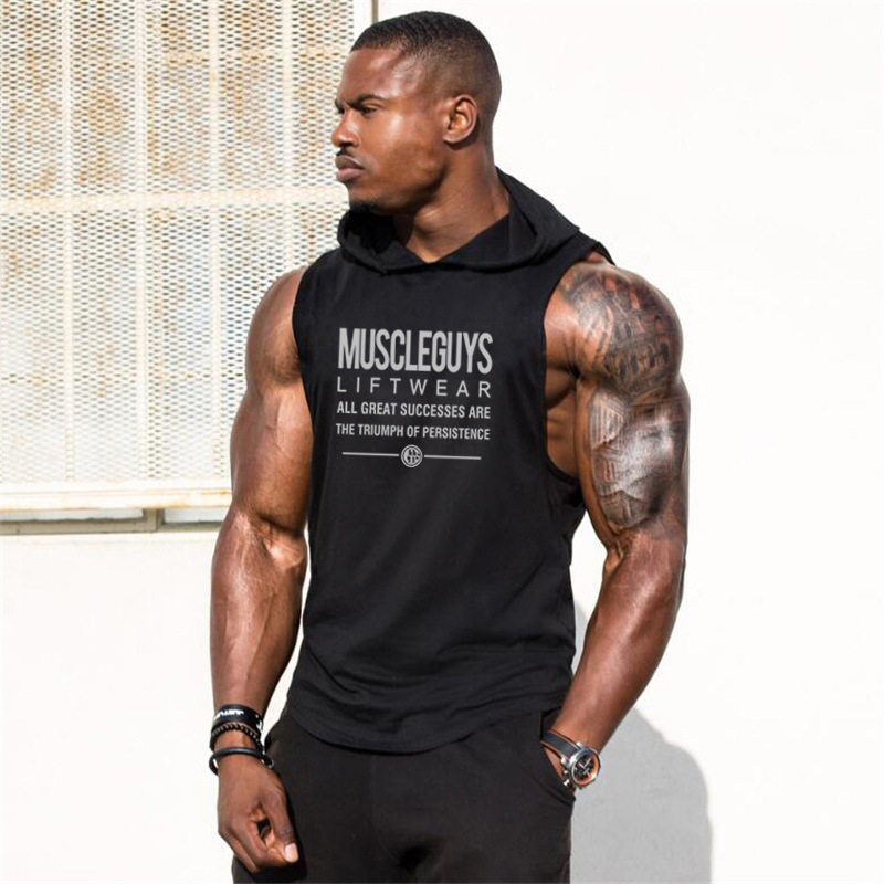 Mens Vest summer Tank Man gym Singlet男背心健身汗衫夏新舒适