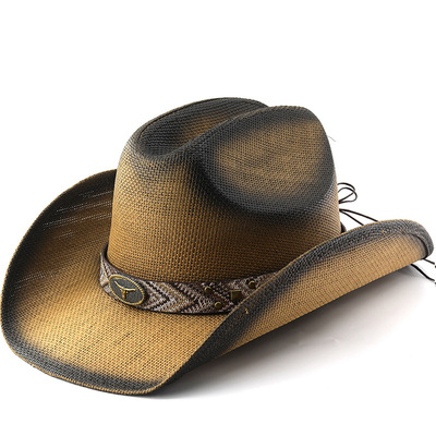 时尚宽檐帽Jazz Hats CowboyWide Brim Men Hat Panama Women