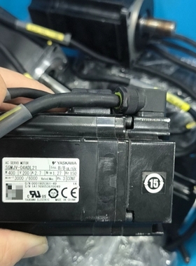 议价安川5系400W电机，SGMJV-04ADL21