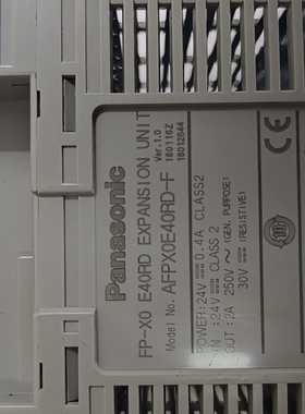 议价松下原装拆机plc扩展 AFPX0E40RD-F