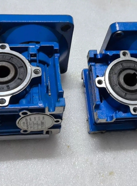 议价NMRV030蜗轮减速机，蓝色外壳铝合金材质，拆机件，实物拍