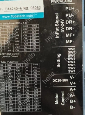 议价TODE DA4240-A，。输入信号5V-24V，支持DC