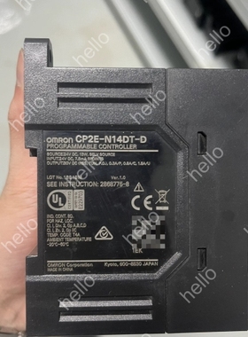 议价欧姆龙CP2E-N14DT-D PLC编程控制器，实物拍摄，