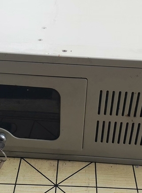 议价4U机箱工控机，拆机配件机箱，灰色经典配色。前面板带锁，增